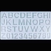 تصویر قالب سیلیکونی حروف و اعداد بزرگ g63 