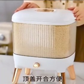 تصویر جا برنجی پایه دار Pedestal Rice Container