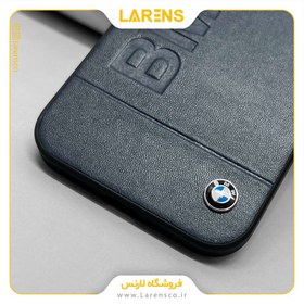 تصویر لارنس | قیمت و خرید كاور BMW اورجينال سري Monster Leather ايفون 13 پرو - Blue 