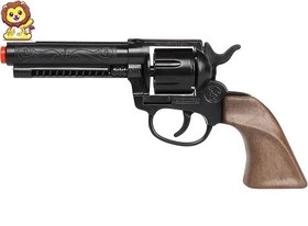 تصویر تفنگ هفت تیر مشکی Gonher 