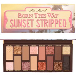 تصویر پالت سایه بورن دیس وی سانست استریپد توفیسد | TOO FACED Born This Way Sunset Stripped Eyeshadow Palette 