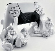 تصویر هولدر دسته PS5 طرح اسکلت 