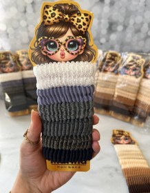 تصویر کش مو پاندا ۶عددی 