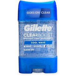 تصویر استیک ژله ای ضد تعریق و دئودورانت مردانه ژیلت Gillette مدل Clear Boost Gillette Clear Boost with Scent Xtend Technology