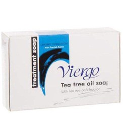 تصویر صابون ضد جوش و ضد قارچ ویرگو مدل Tea Tree Oil وزن 100 گرم Viergo tea tree oil soap