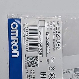 تصویر سنسور نوری یکطرفه (PNP-NO) فاصله دید 1 متر مدل E3Z-D82 امرن OMRON Diffuse Photoelectric sensor E3Z-D82