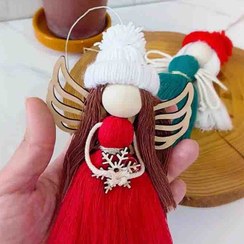 تصویر عروسک مکرومه فرشته - بال 