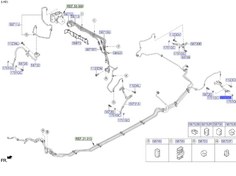 تصویر شیلنگ ترمز عقب چپ اپتیما 2016 | Hyundai/KIA Genuine Parts | اپتیما JF مدل 2016 – 2017 جی تی لاین – سوناتا LF مدل 2015 تا 2019 