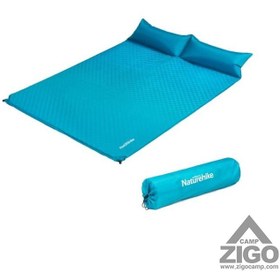 تصویر زیرانداز بادی نیچرهایک مدل NH18Q010-D Naturehike Couple Inflatable Mat With Pillow