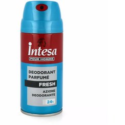 تصویر اسپری بدن مردانه اینتسا مدل Deodorant fresh 24h حجم 150 میل spary Deodorant fresh intesa 150ml