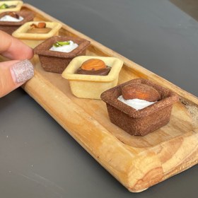 تصویر نان تارت شیرین مدل مربع – 250 گرم 