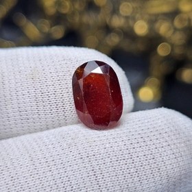 تصویر نگین سنگ طبیعی گارنت معدنی کد 35485 