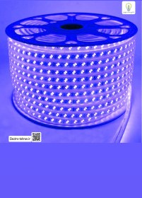 تصویر ریسه شلنگی دو ردیف ال ای دی ۲۲۰ولت 