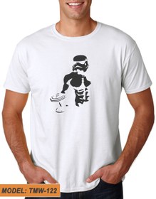 تصویر تیشرت سفید طرح دار نقش بدنسازی کد TMW122 ا T-shirt WHITE BODYBUILDING CODE TMW122 T-shirt WHITE BODYBUILDING CODE TMW122