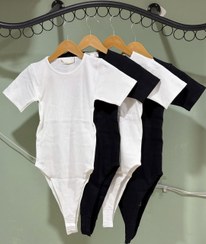 تصویر تیشرت بادی ساده - سفید 