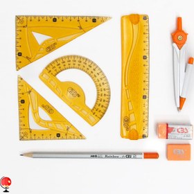 تصویر ست پرگار 8 تکه CBS رنگ 