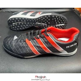 تصویر کفش فوتبال چمن مصنوعی استوک ریز آدیداس پردیتور مشکی ADIDAS PREDATOR کد VM468 