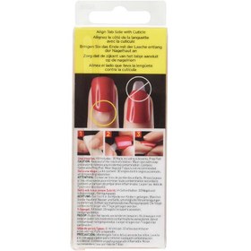 تصویر برچسب ناخن مدل فرنچ 