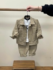 تصویر سه تیکه کتان ۱۸۱ 