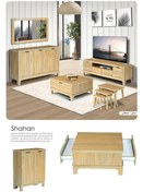 تصویر ست کامل آینه و کنسول مدل شاهان 