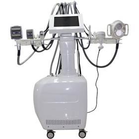 تصویر دستگاه لاغری حرفه‌ای با تکنولوژی RF مدل V10 انزو ایتالیا Enzo Italy Professional RF Vacuum Roller Cavitation V10 Body Vela Slimming Machine