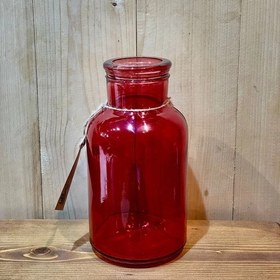 تصویر گلدان شیشه رنگی مدل H Model H colored glass