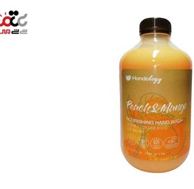 تصویر مایع دستشویی آنتی باکتریال کرمی با رایحه هلو و انبه 500 میل هندولوژی Hondology Peaches And Mango Creamy Hand Wash 500ml