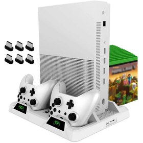 تصویر کنسول بازی مایکروسافت (استوک) Xbox One S | حافظه 1 ترابایت + پایه شارژر Microsoft Xbox One S (Stock) 1TB + charger