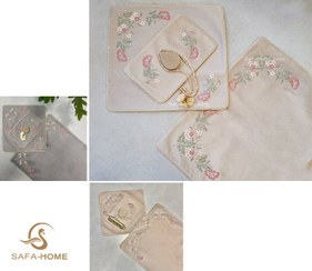 تصویر سجاده و جانماز مخمل گلدوزی گل شیپوری کد 2 