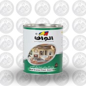 تصویر الوان روغنی نیمه براق سفید 1 کیلویی 