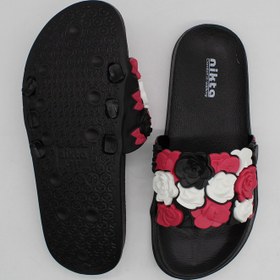 تصویر دمپایی نیکتا مدل سه گل 