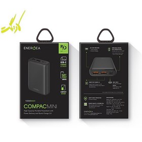 تصویر پاوربانک انرجیا Compac Mini PQ1201 ظرفیت 10000 میلی آمپرساعت PQ 1201 CompacMini 10000mAh Power Bank