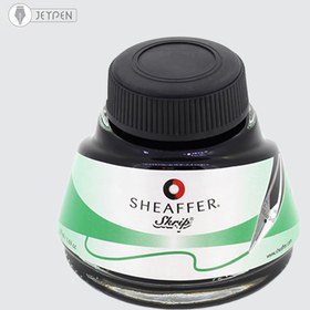 تصویر شیشه جوهر خودنویس شیفر رنگ سبز مدل INK SHEAFFER 