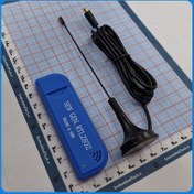 تصویر دانگل RTL-SDR USB گیرنده رادیویی نرم‌افزاری 