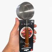 تصویر پیمانه استیل ته صاف 125 میل 