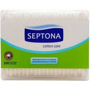 تصویر گوش پاک کن کتابی 200 عددی سپتونا ا Septona Cotton Buds 200 Pieces Septona Cotton Buds 200 Pieces