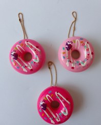 تصویر سایه چشم دوناتی ، رژلب دوناتی ، رژگونه دوناتی ، دونات سه کاره - صورتی 