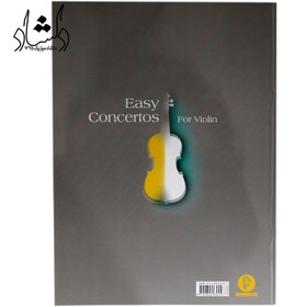 تصویر کتاب کنسرتوهای آسان برای ویولن ا Easy concertos Easy concertos