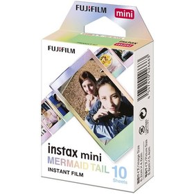 تصویر کاغذ چاپ پرینتر فوجی فیلم Instax Mini Mermaid Tail Instant Film 10 Sheets ا Instax Mini Mermaid Tail Instant Film 10 Sheets Instax Mini Mermaid Tail Instant Film 10 Sheets