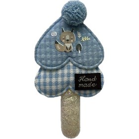 تصویر تکه دوزی درخت و سنجاب 