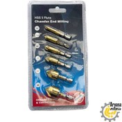 تصویر ست 6 عددی مته خزینه ته شش گوش 