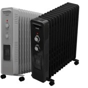 تصویر رادیاتور برقی ایوولی مدل EVOH-13PTFW ظرفیت ۱۳ پره فن دار 