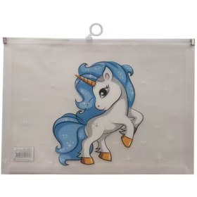 تصویر پوشه زیپ دار کرومی سایز A4 