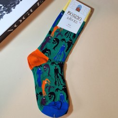 تصویر جوراب ساقدار فانتزی زنانه (طرح Ghost) women's socks