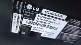 تصویر تلویزیون 55 اینچ هوشمند ال جی 55LH6000GI 