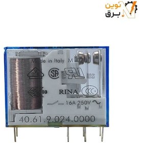 تصویر رله شیشه ای دو کنتاکت 10 آمپر 230 ولت AC فیندر سری 406182300000 