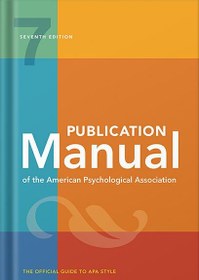 تصویر دانلود کتاب Publication Manual (OFFICIAL) 7th Edition of the American Psychological Association by American Psychological Association 