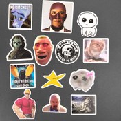 تصویر پک استیکر طرح میم 