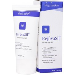 تصویر ژل ترمیم کننده رژواسکین رژواسیل 30 میل RejuvaSil Silicon Scar Gel 30ml
