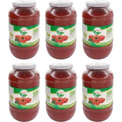 تصویر رب گوجه فرنگی سنتی ارگانیک سان آیسان - 1500 گرم بسته 6 عددی 